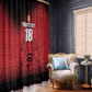 Custom Egypt Football Window Curtain The Pharaohs Eye of Horus