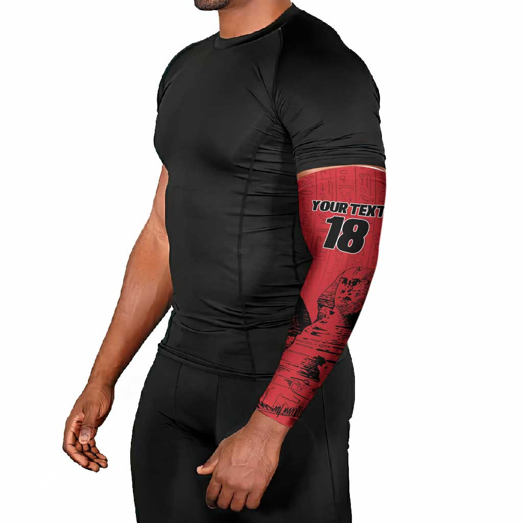 Custom Egypt Football Arm Sleeves Pharaohs Heritage Pyramid