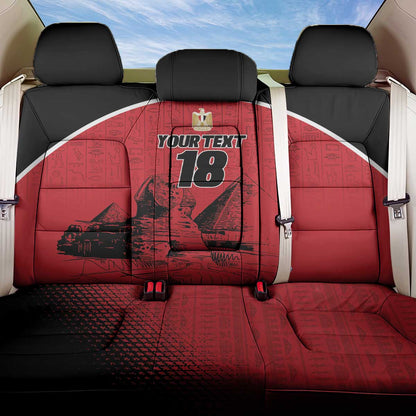 Custom Egypt Football Back Car Seat Cover Pharaohs Heritage Pyramid