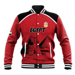 Custom Egypt Football Baseball Jacket Pharaohs Heritage Pyramid