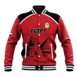 Custom Egypt Football Baseball Jacket Pharaohs Heritage Pyramid