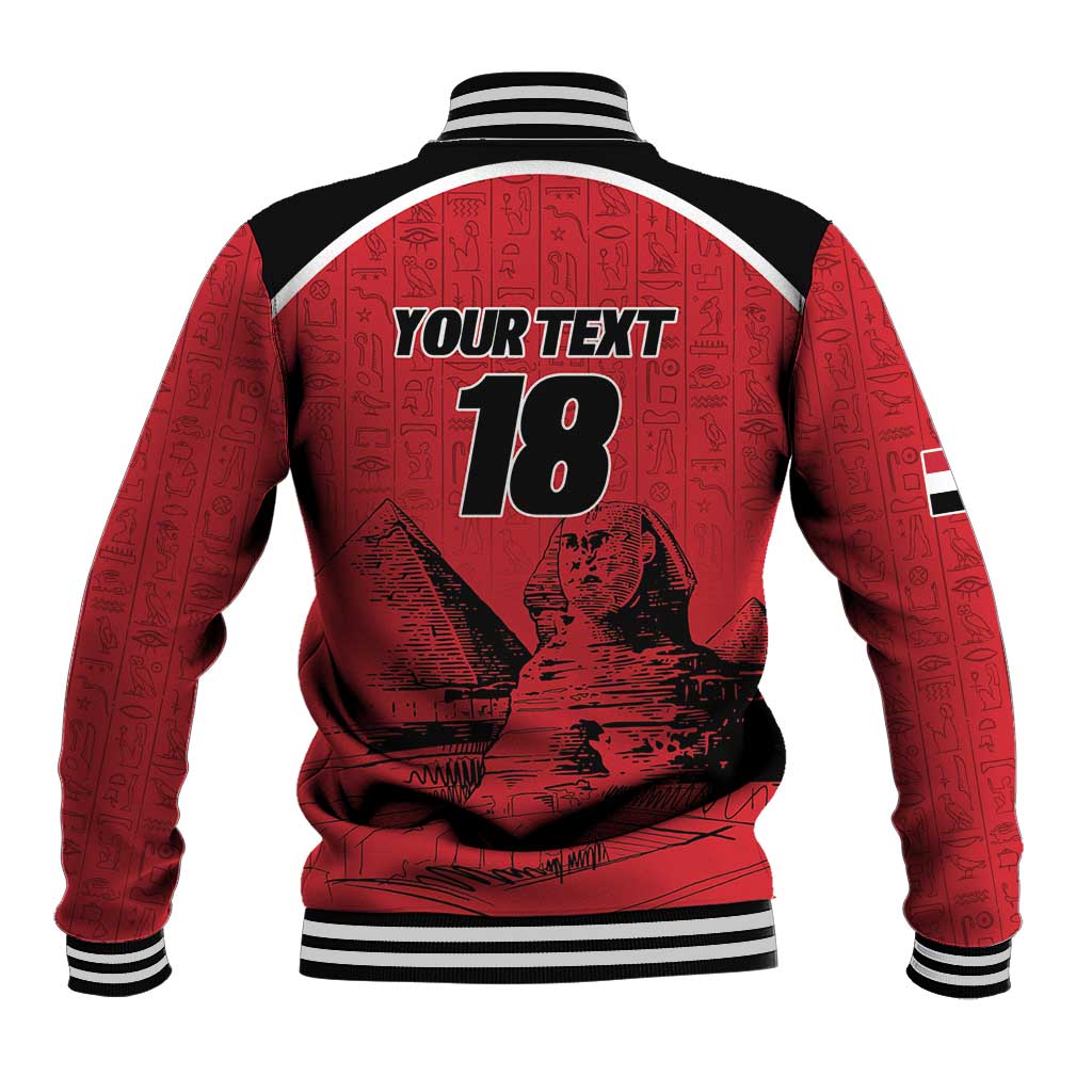 Custom Egypt Football Baseball Jacket Pharaohs Heritage Pyramid
