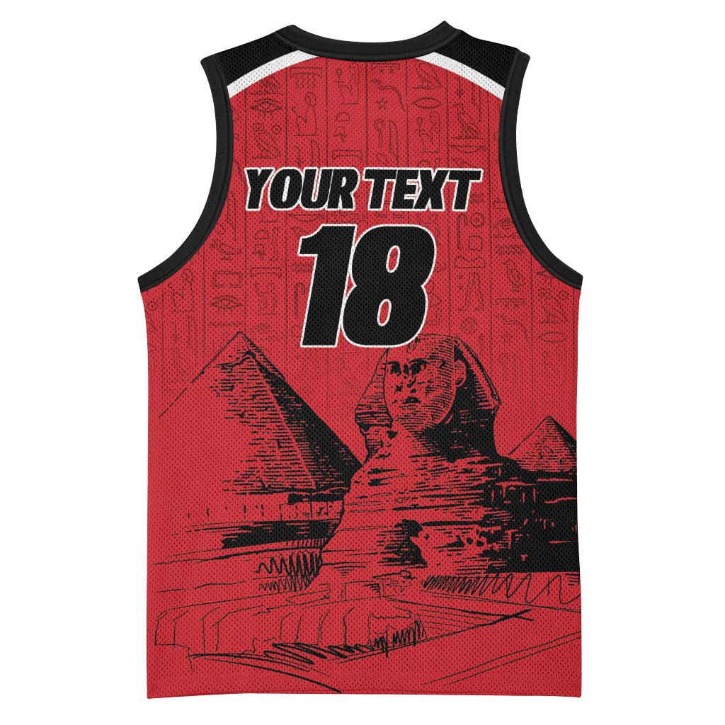 Custom Egypt Football Basketball Jersey Pharaohs Heritage Pyramid