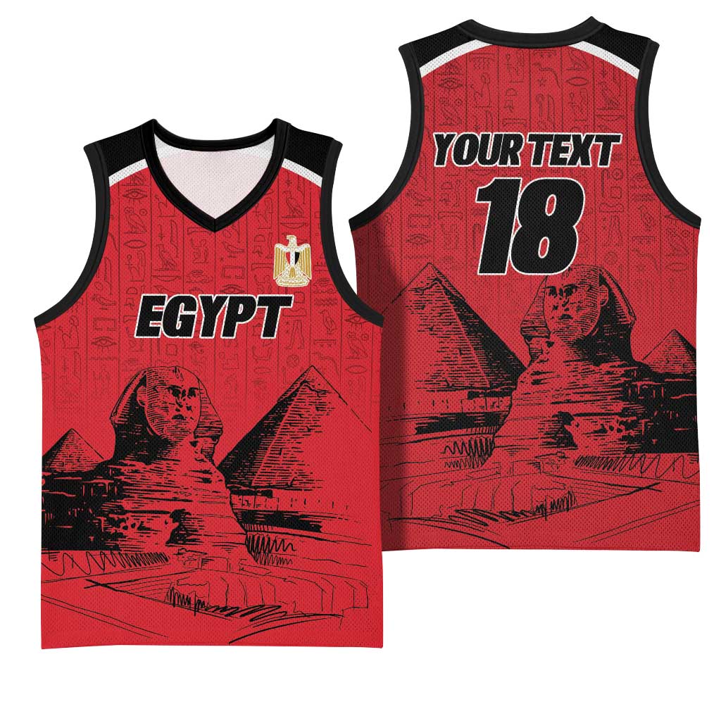 Custom Egypt Football Basketball Jersey Pharaohs Heritage Pyramid
