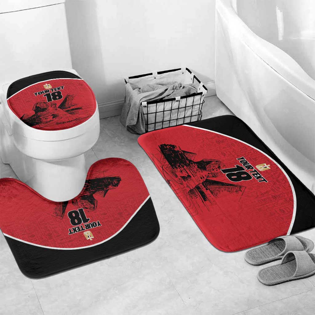 Custom Egypt Football Bathroom Set Pharaohs Heritage Pyramid