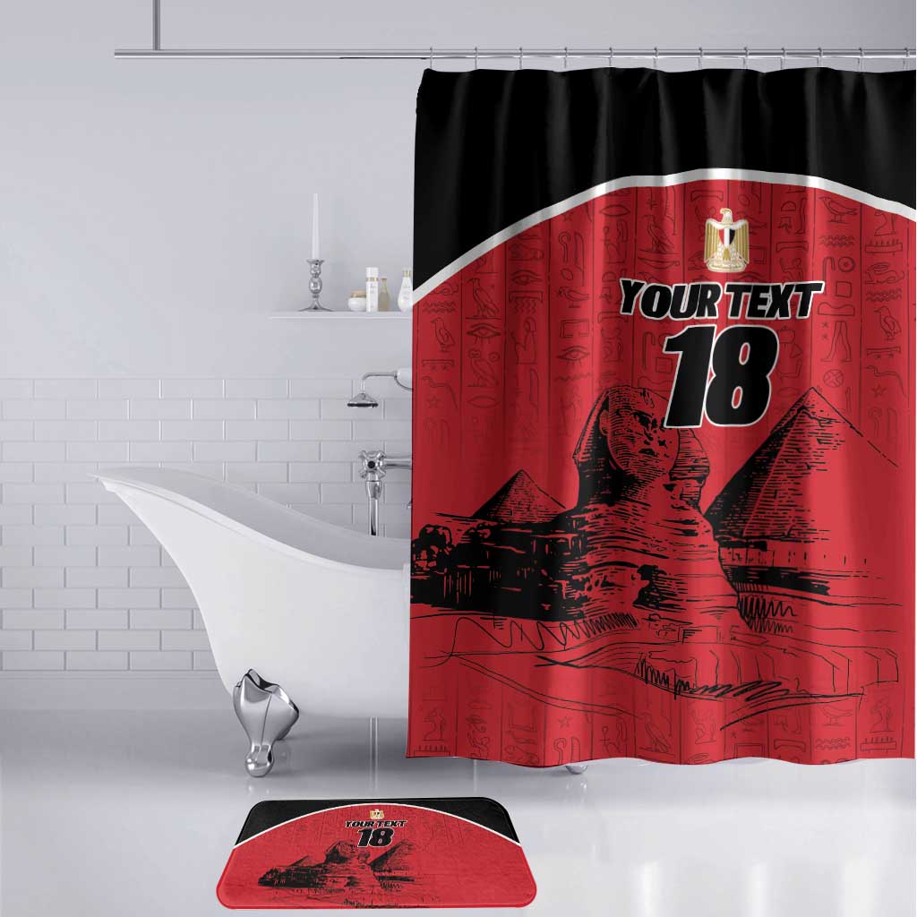 Custom Egypt Football Bathroom Set Pharaohs Heritage Pyramid