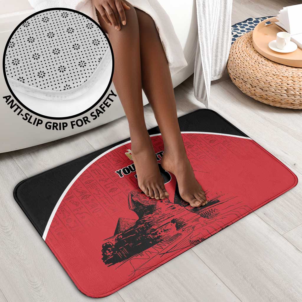 Custom Egypt Football Bathroom Set Pharaohs Heritage Pyramid