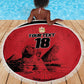 Custom Egypt Football Beach Blanket Pharaohs Heritage Pyramid