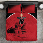 Custom Egypt Football Bedding Set Pharaohs Heritage Pyramid