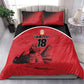 Custom Egypt Football Bedding Set Pharaohs Heritage Pyramid