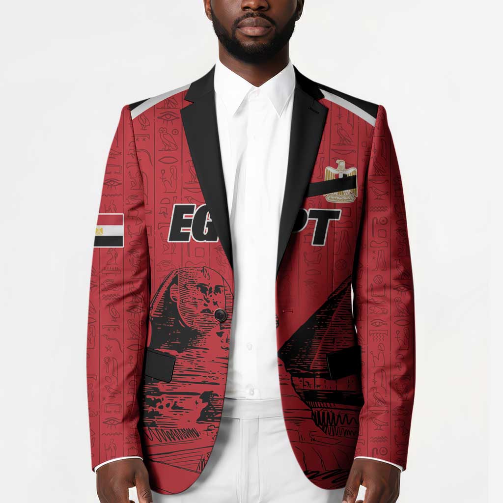 Custom Egypt Football Blazer Pharaohs Heritage Pyramid