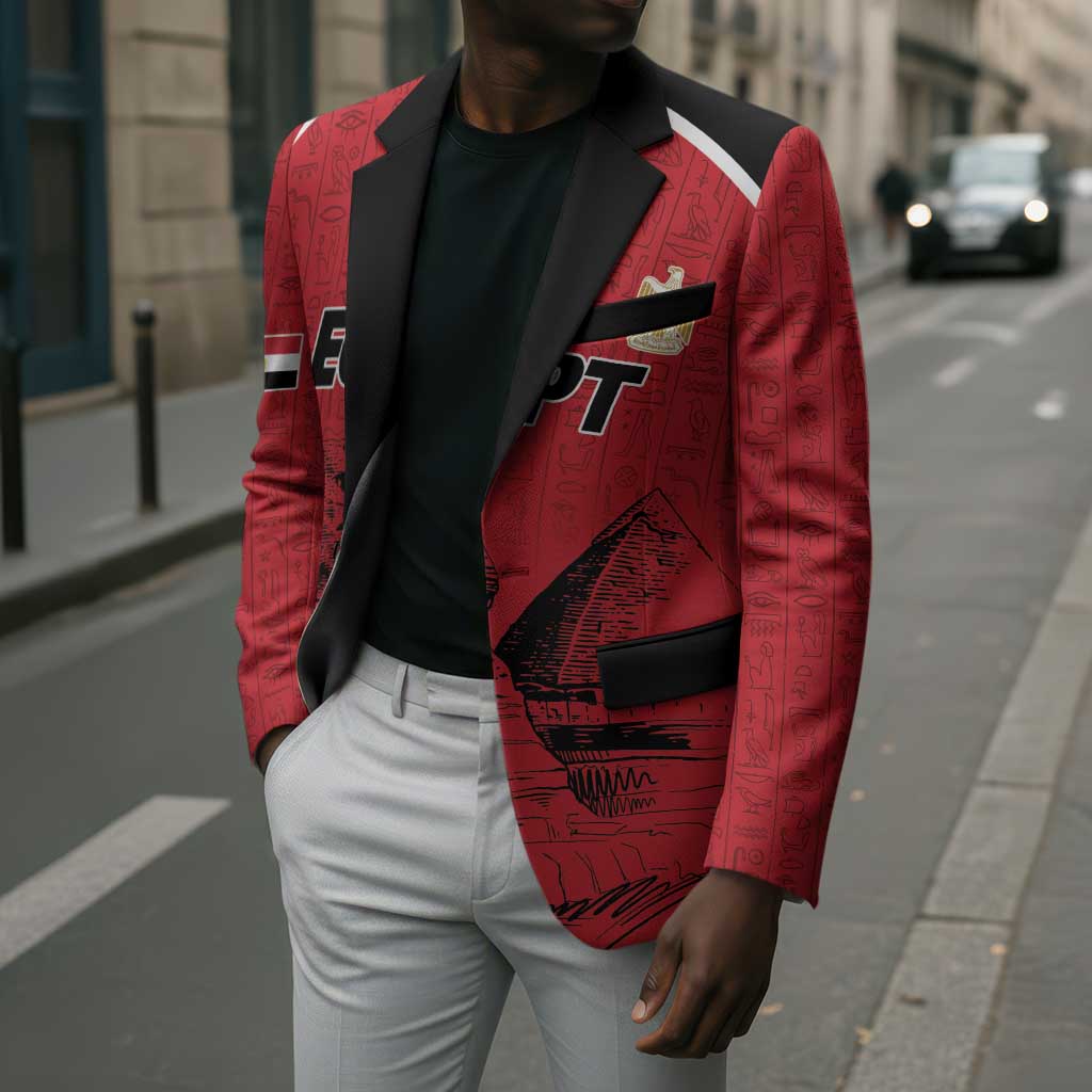 Custom Egypt Football Blazer Pharaohs Heritage Pyramid