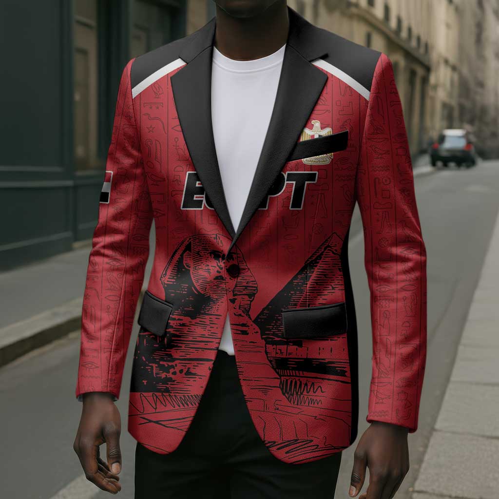 Custom Egypt Football Blazer Pharaohs Heritage Pyramid
