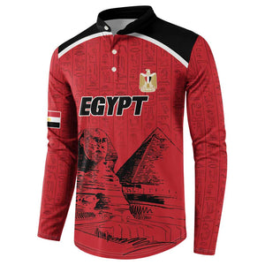Custom Egypt Football Button Sweatshirt Pharaohs Heritage Pyramid