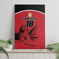 Custom Egypt Football Canvas Wall Art Pharaohs Heritage Pyramid