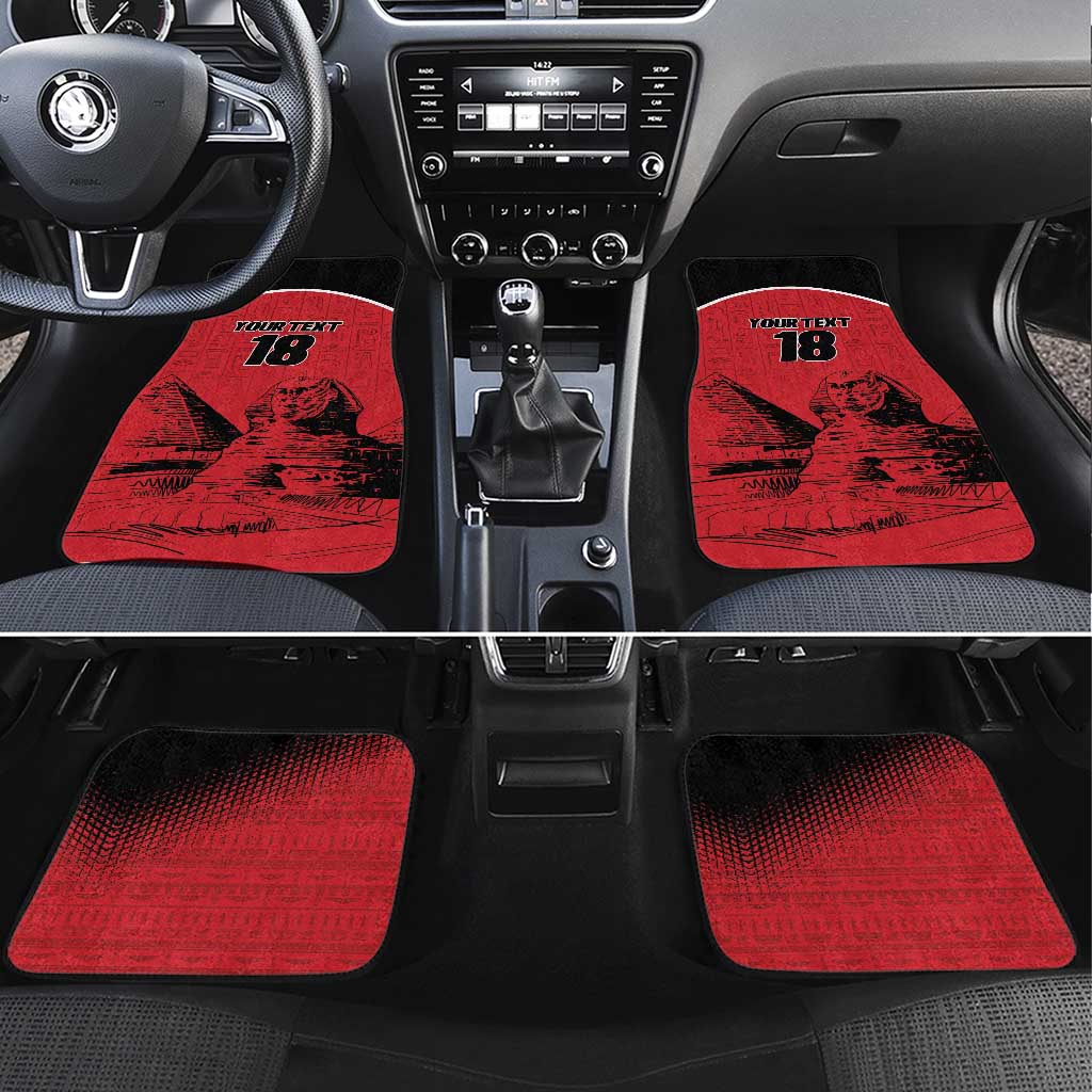 Custom Egypt Football Car Mats Pharaohs Heritage Pyramid