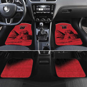 Custom Egypt Football Car Mats Pharaohs Heritage Pyramid