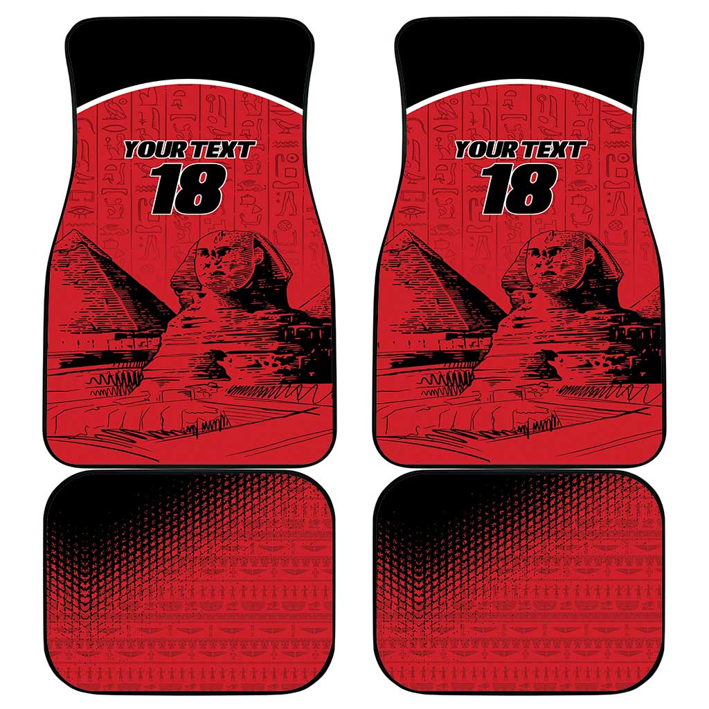 Custom Egypt Football Car Mats Pharaohs Heritage Pyramid