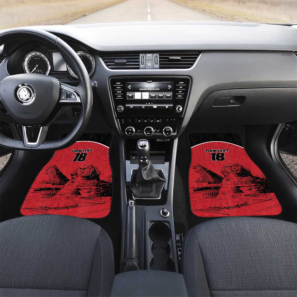 Custom Egypt Football Car Mats Pharaohs Heritage Pyramid