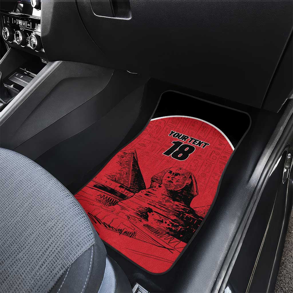 Custom Egypt Football Car Mats Pharaohs Heritage Pyramid