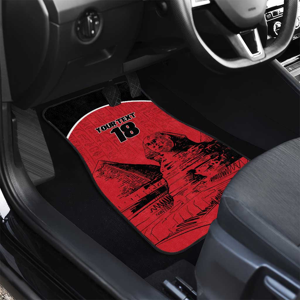Custom Egypt Football Car Mats Pharaohs Heritage Pyramid