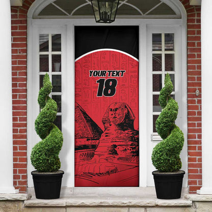 Custom Egypt Football Door Cover Pharaohs Heritage Pyramid