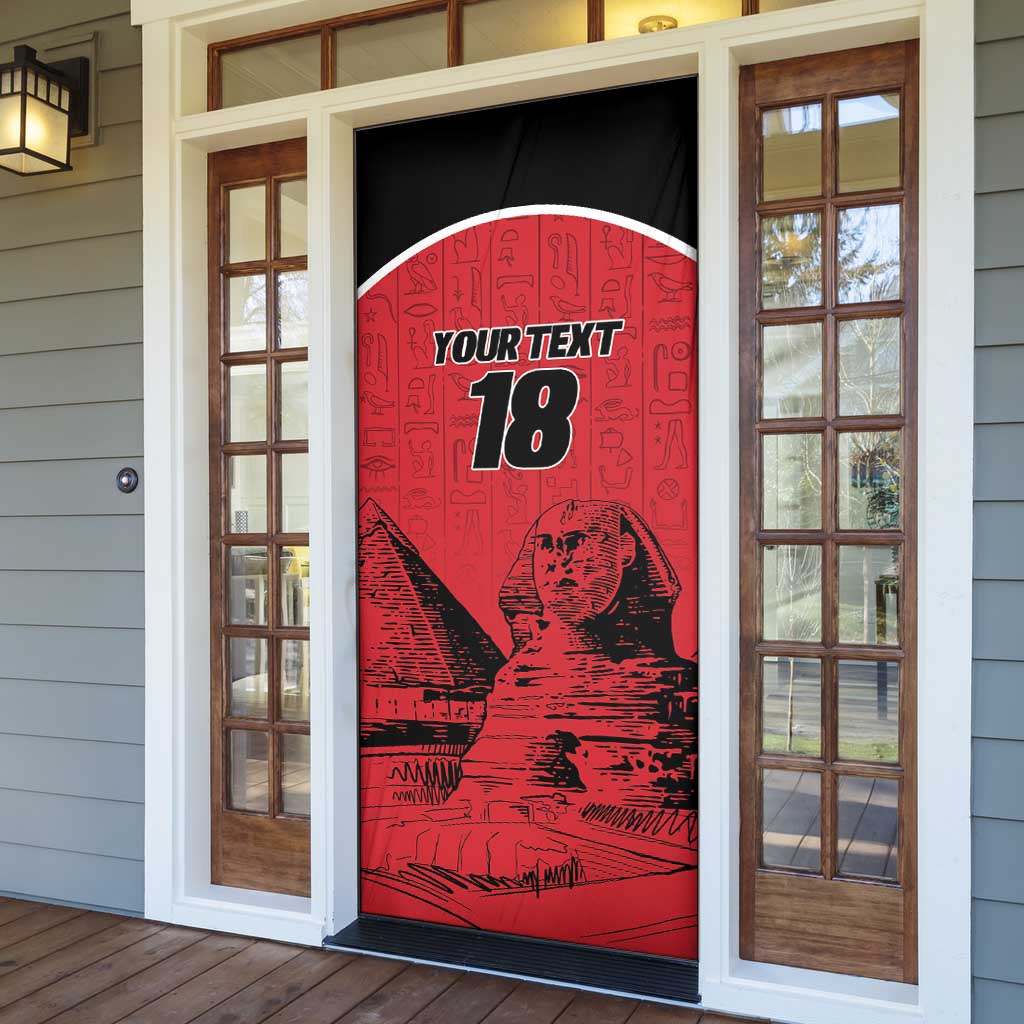 Custom Egypt Football Door Cover Pharaohs Heritage Pyramid