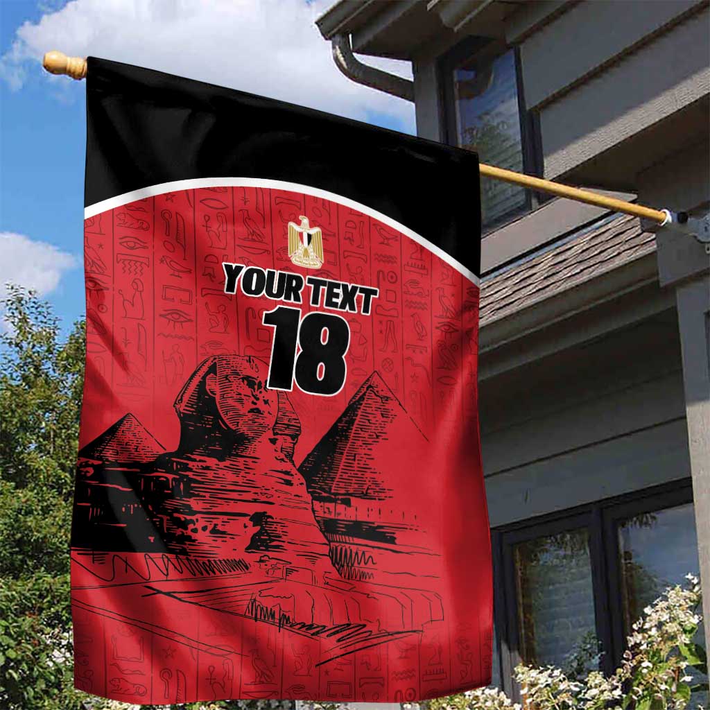 Custom Egypt Football Garden Flag Pharaohs Heritage Pyramid