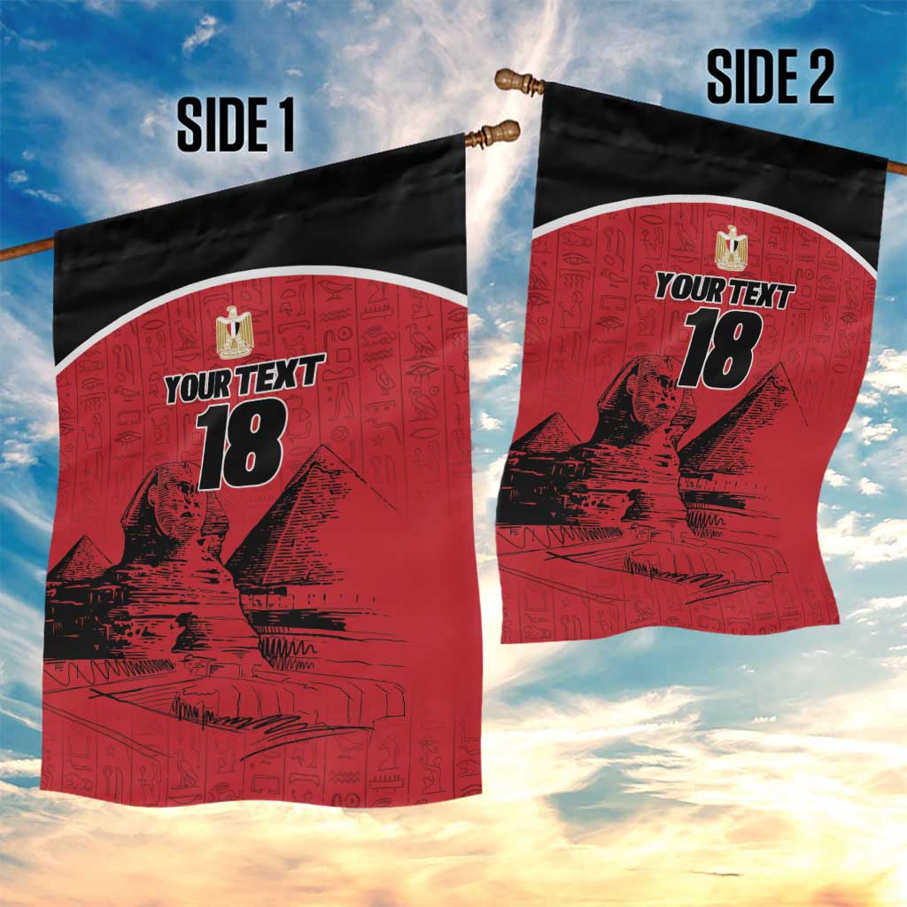 Custom Egypt Football Garden Flag Pharaohs Heritage Pyramid