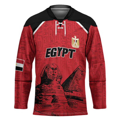 Custom Egypt Football Hockey Jersey Pharaohs Heritage Pyramid