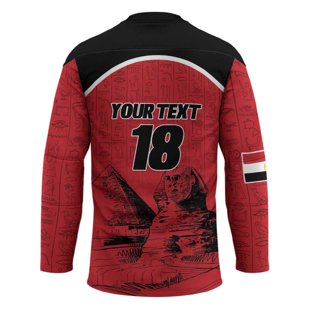 Custom Egypt Football Hockey Jersey Pharaohs Heritage Pyramid
