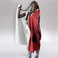 Custom Egypt Football Hooded Blanket Pharaohs Heritage Pyramid
