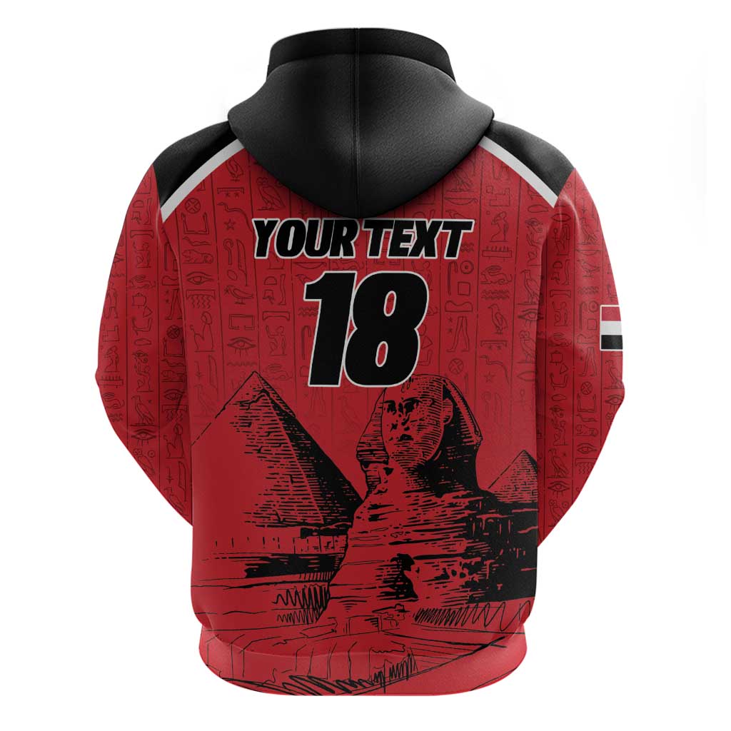 Custom Egypt Football Hoodie Pharaohs Heritage Pyramid