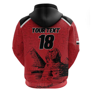 Custom Egypt Football Hoodie Pharaohs Heritage Pyramid