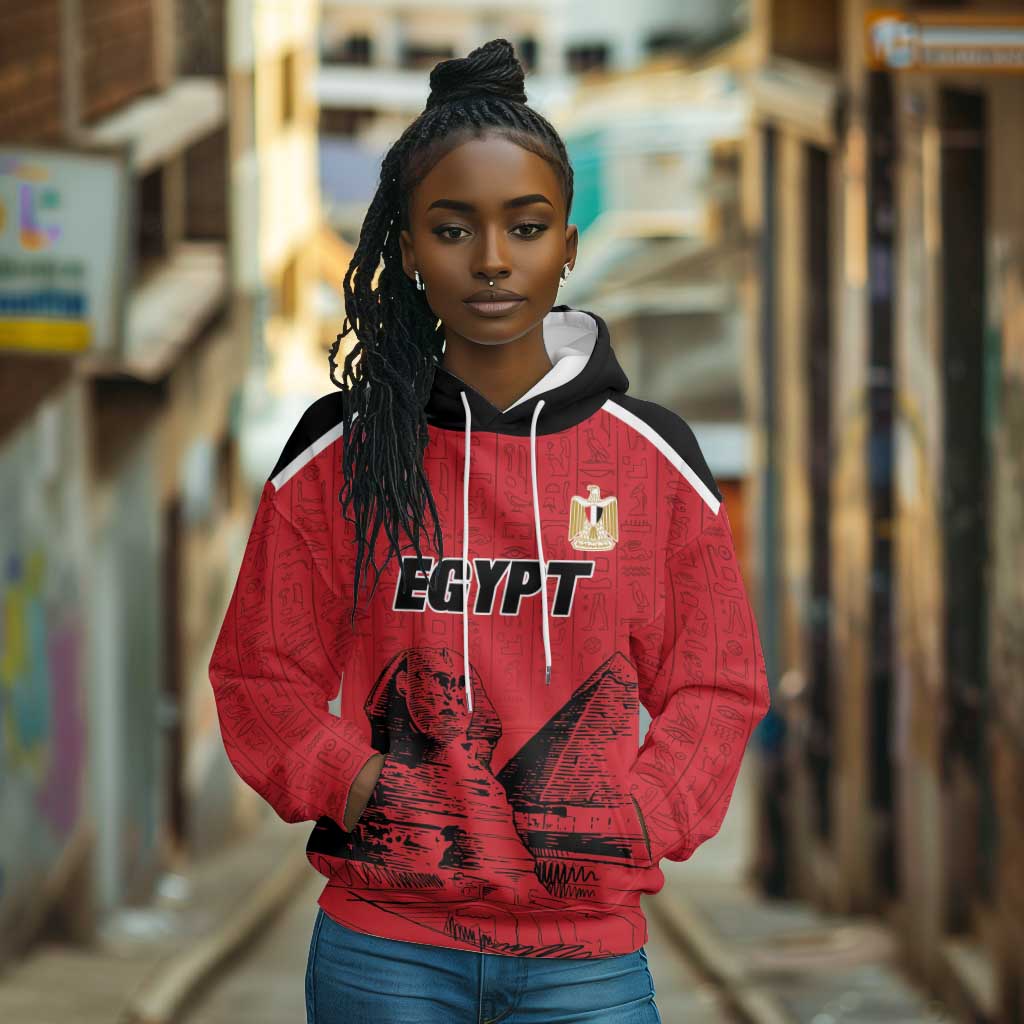 Custom Egypt Football Hoodie Pharaohs Heritage Pyramid