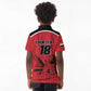 Custom Egypt Football Kid Polo Shirt Pharaohs Heritage Pyramid