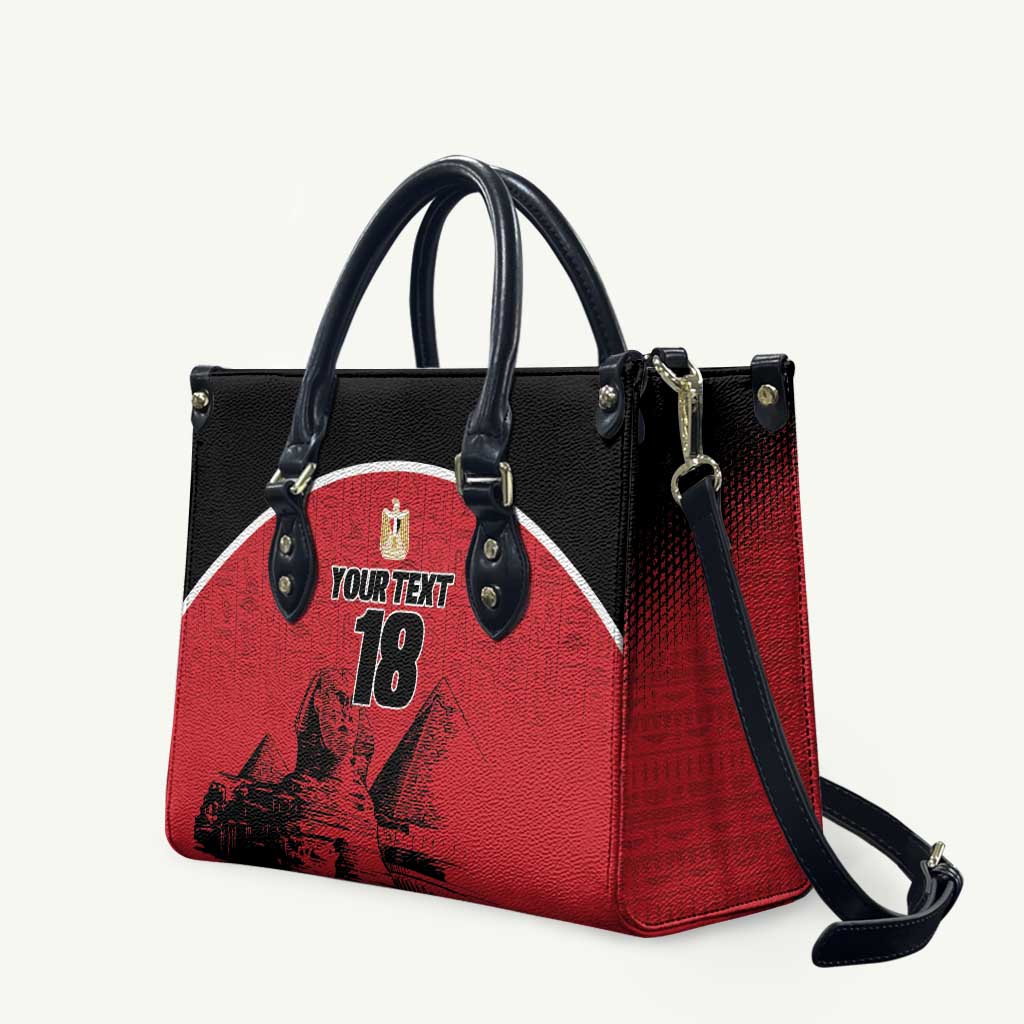 Custom Egypt Football Leather Bag Pharaohs Heritage Pyramid