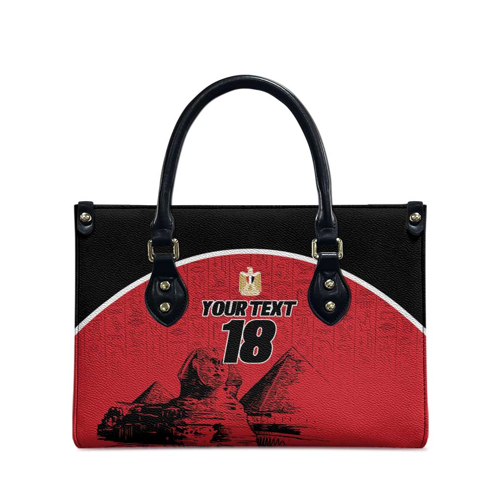 Custom Egypt Football Leather Bag Pharaohs Heritage Pyramid
