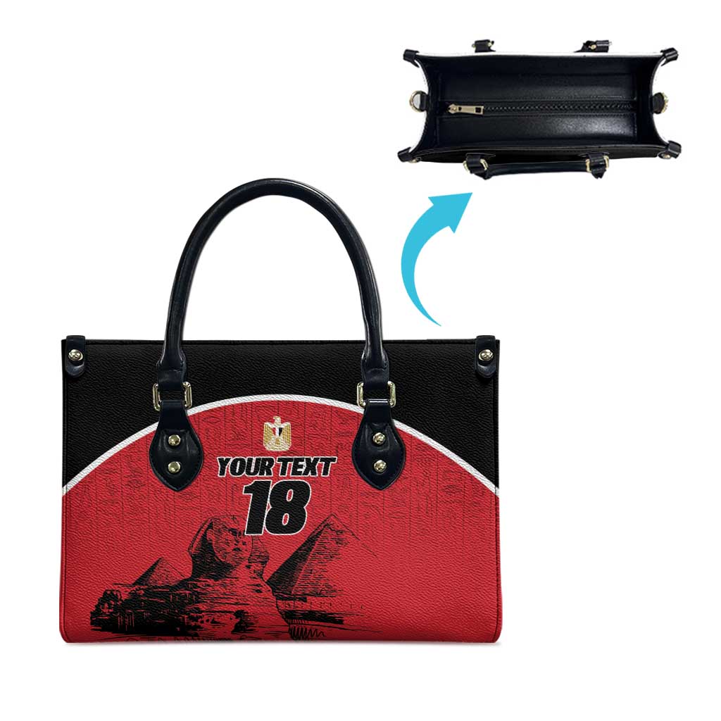 Custom Egypt Football Leather Bag Pharaohs Heritage Pyramid