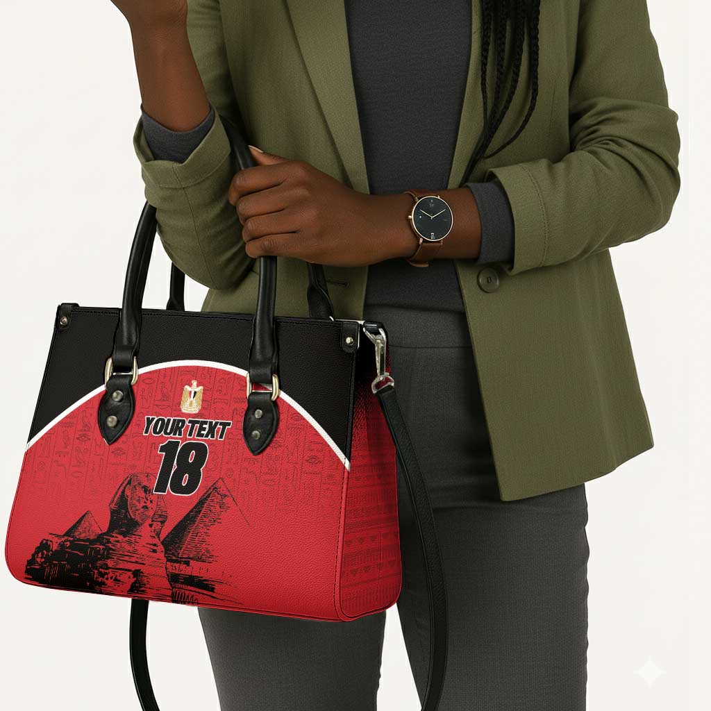 Custom Egypt Football Leather Bag Pharaohs Heritage Pyramid