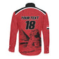 Custom Egypt Football Long Sleeve Button Shirt Pharaohs Heritage Pyramid