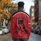Custom Egypt Football Long Sleeve Shirt Pharaohs Heritage Pyramid