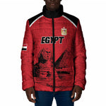 Custom Egypt Football Padded Jacket Pharaohs Heritage Pyramid