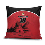 Custom Egypt Football Pillow Cover Pharaohs Heritage Pyramid