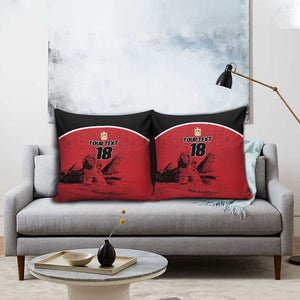 Custom Egypt Football Pillow Cover Pharaohs Heritage Pyramid
