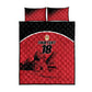 Custom Egypt Football Quilt Bed Set Pharaohs Heritage Pyramid