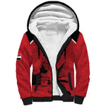 Custom Egypt Football Sherpa Hoodie Pharaohs Heritage Pyramid