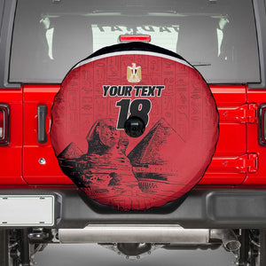 Custom Egypt Football Spare Tire Cover Pharaohs Heritage Pyramid