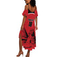Custom Egypt Football Summer Maxi Dress Pharaohs Heritage Pyramid