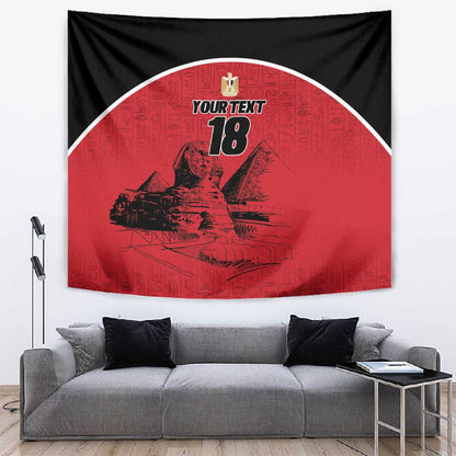 Custom Egypt Football Tapestry Pharaohs Heritage Pyramid